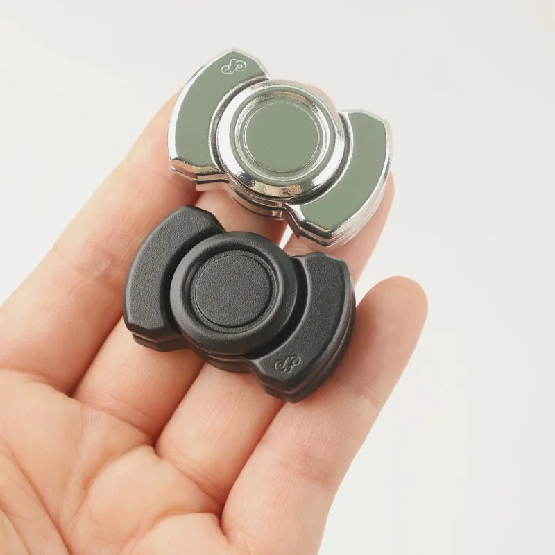 3-in-1 Fidget Spinner Toy for Adults Metal Slider Clicker Spinner Magnetic EDC Gadget Gifts Stress Anxiety Relief ADHD Autism