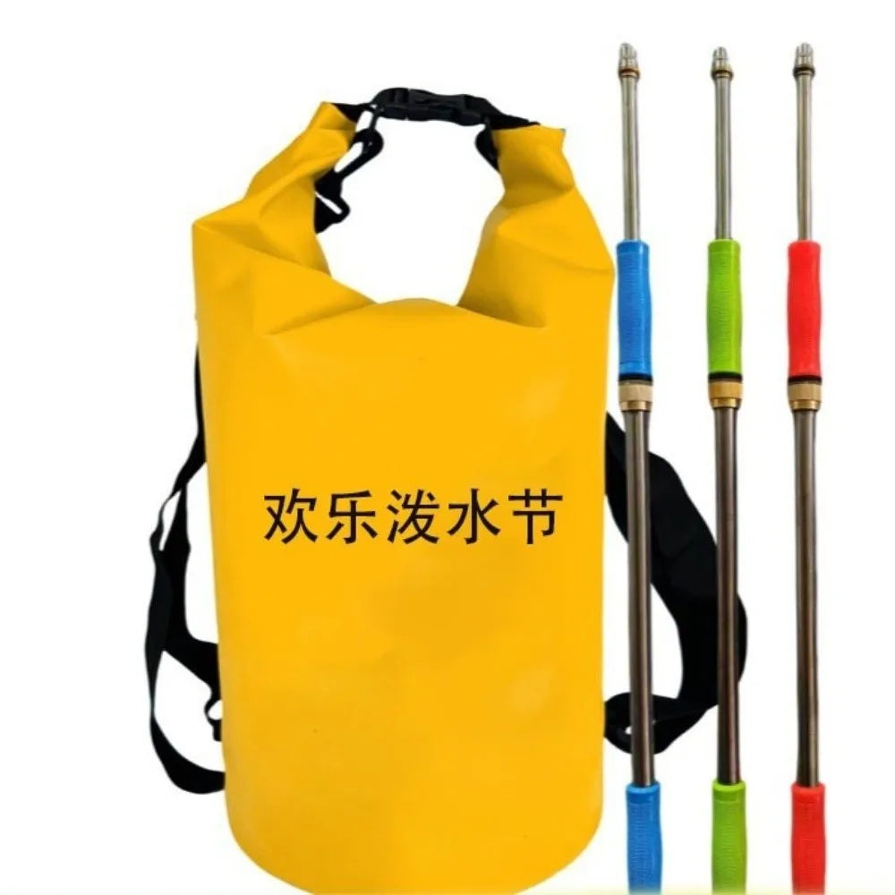 Backpack Style Water Shooter Large Capacity Stainless Steel Foam Sprayer High Pressure Outdoor Design Water Fight Artifact