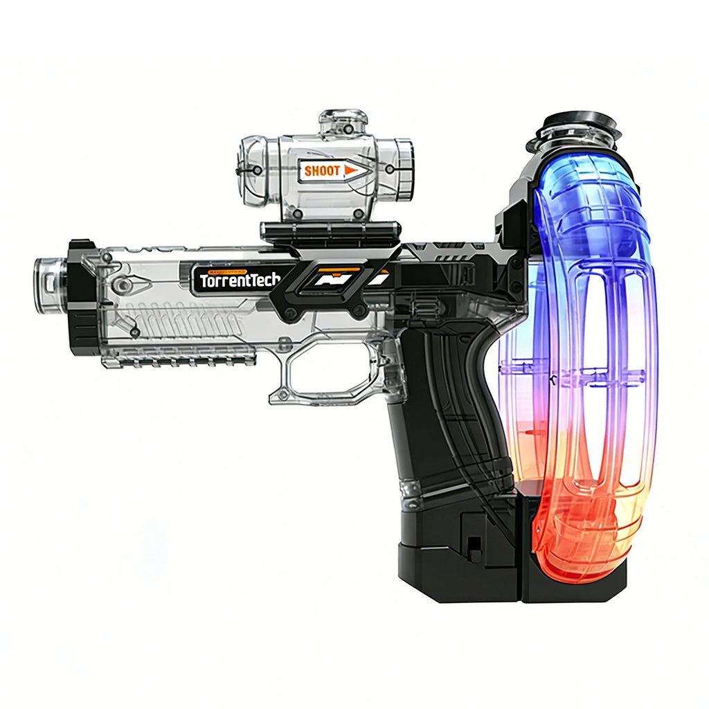 Children Automatic Squirt Blaster Toy 800ml Water Tank Squirt Gun Christmas Birthday Gifts for Children and Adult
