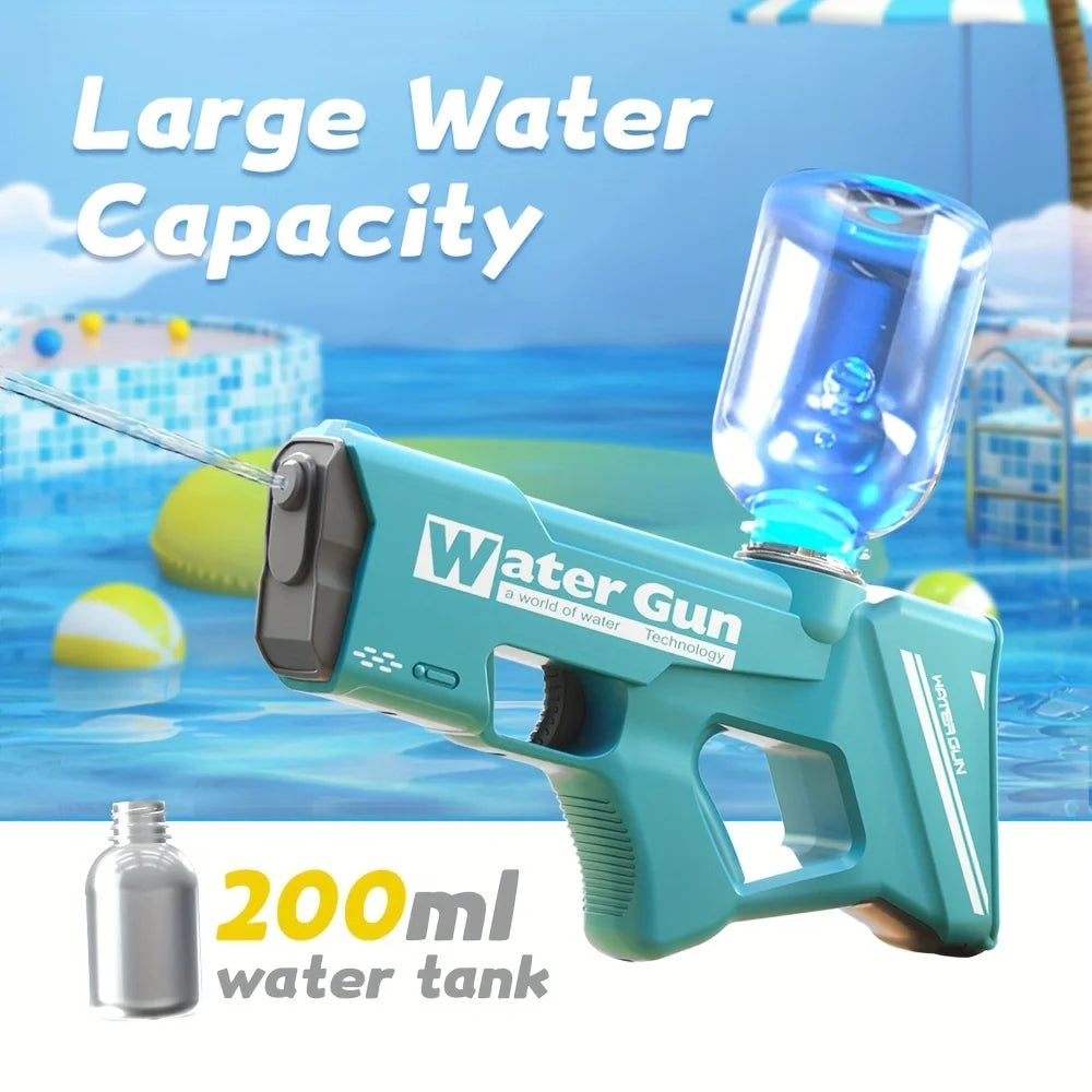 Electric Water Guns For Adults Powerful Squirt Automatic Water Suction Water Blasters Summer Outdoor Beach Toy For Boys Kid Gift