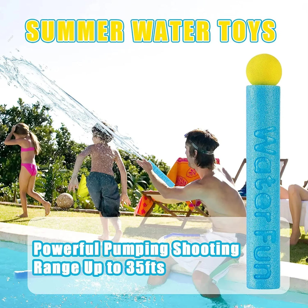 3Packs Water Gun for Kids Summer Foam Watergun Toys Water Squirter Soaker Blaster Outdoor Swimming Pool Beach Games Toys