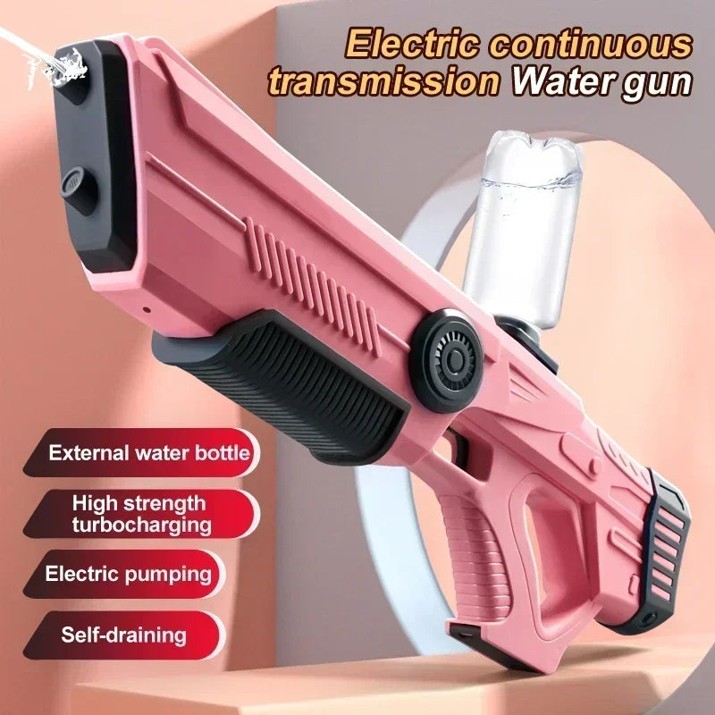 Electric Water Guns For Adults Powerful Squirt Automatic Water Suction Water Blasters Summer Outdoor Beach Toy For boys Kid Gift