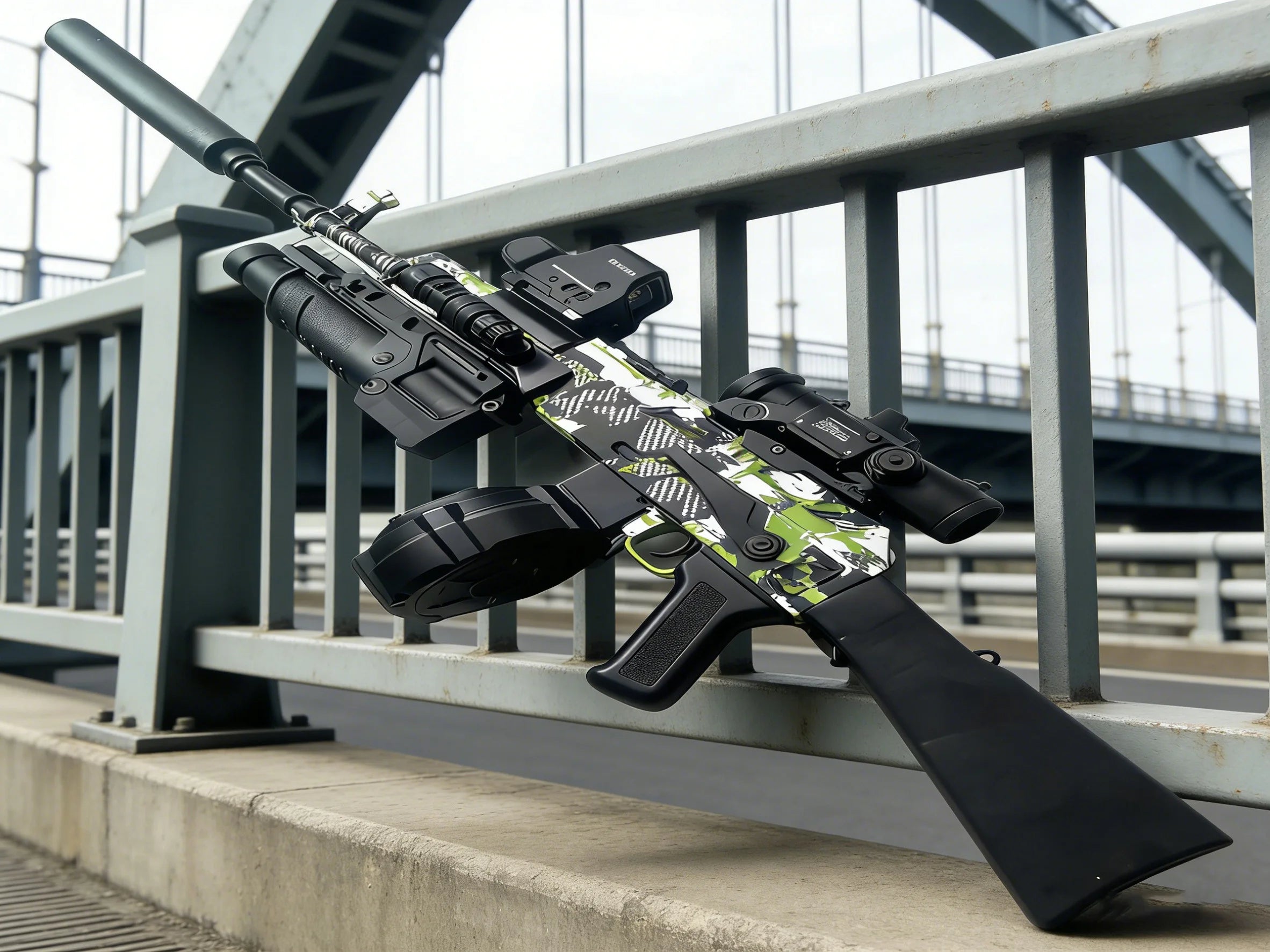 AK47 Style Gel Blaster Gun - Full Auto Electric Gel Ball Blaster Toy for Outdoor Team Shooting Games | Cool Birthday Gifts
