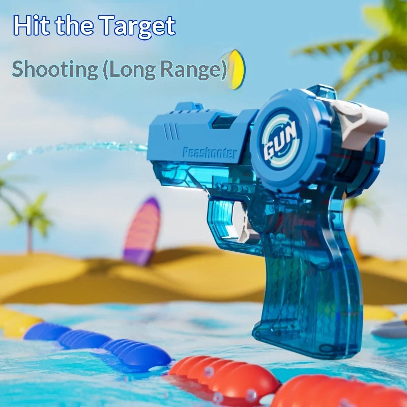 Glock Press-Pump Water Gun with High Capacity for Kids, Beach Water Battle Outdoor Water Play Toy