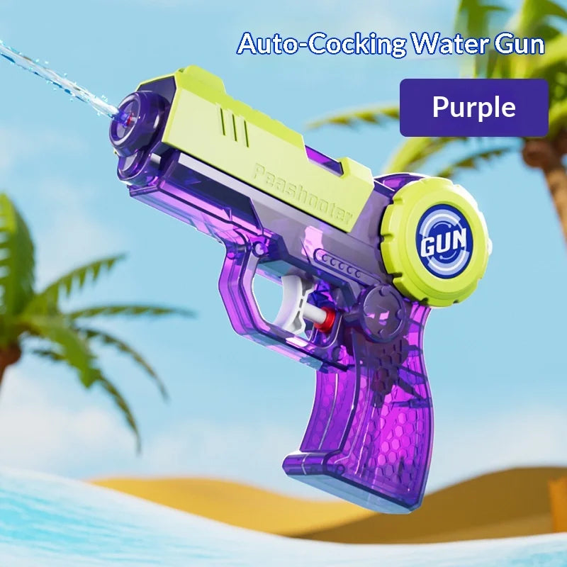 Glock Press-Pump Water Gun with High Capacity for Kids, Beach Water Battle Outdoor Water Play Toy