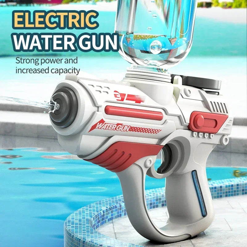 Kids Electric Water Gun Fully Automatic High Pressure Water Blaster for Boys Summer Beach Pool Party Water Fighting Play Toys