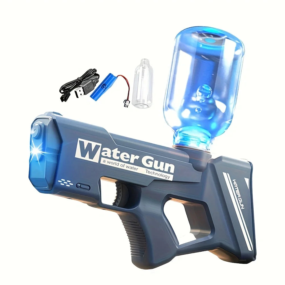 Electric Water Guns For Adults Powerful Squirt Automatic Water Suction Water Blasters Summer Outdoor Beach Toy For Boys Kid Gift