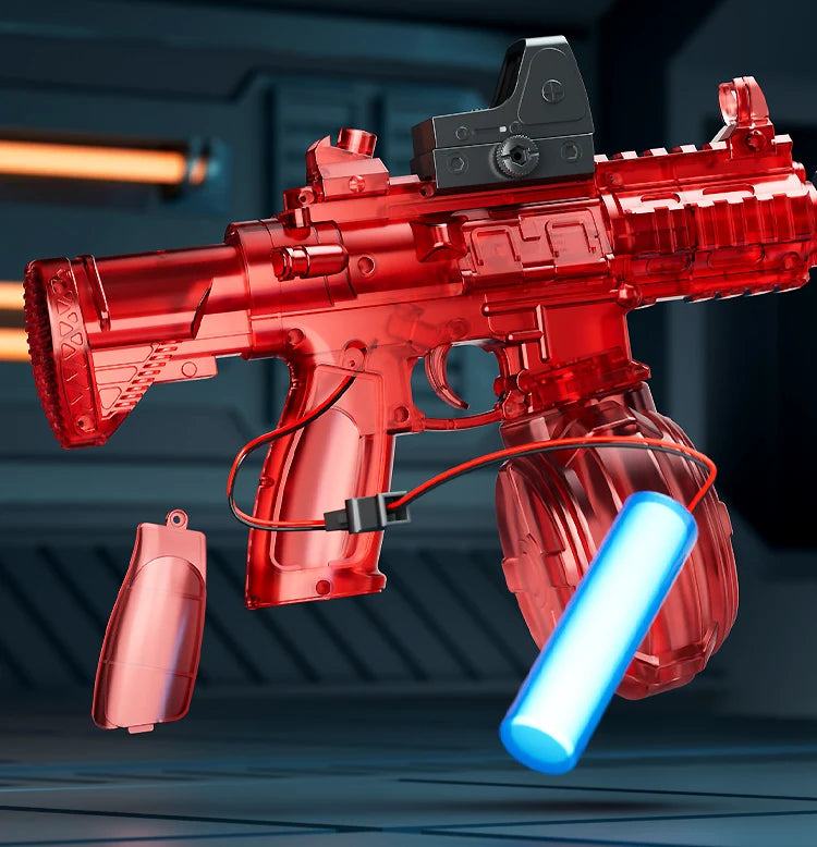 Electric Water Gun For Kids Adults Fully Automatic Water Pistol With LED Light Children's Garden Outdoor Pool Beach Water Toys