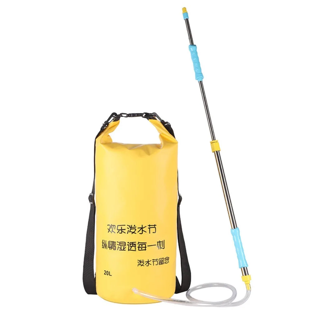 Backpack Style Water Shooter Large Capacity Stainless Steel Foam Sprayer High Pressure Outdoor Design Water Fight Artifact
