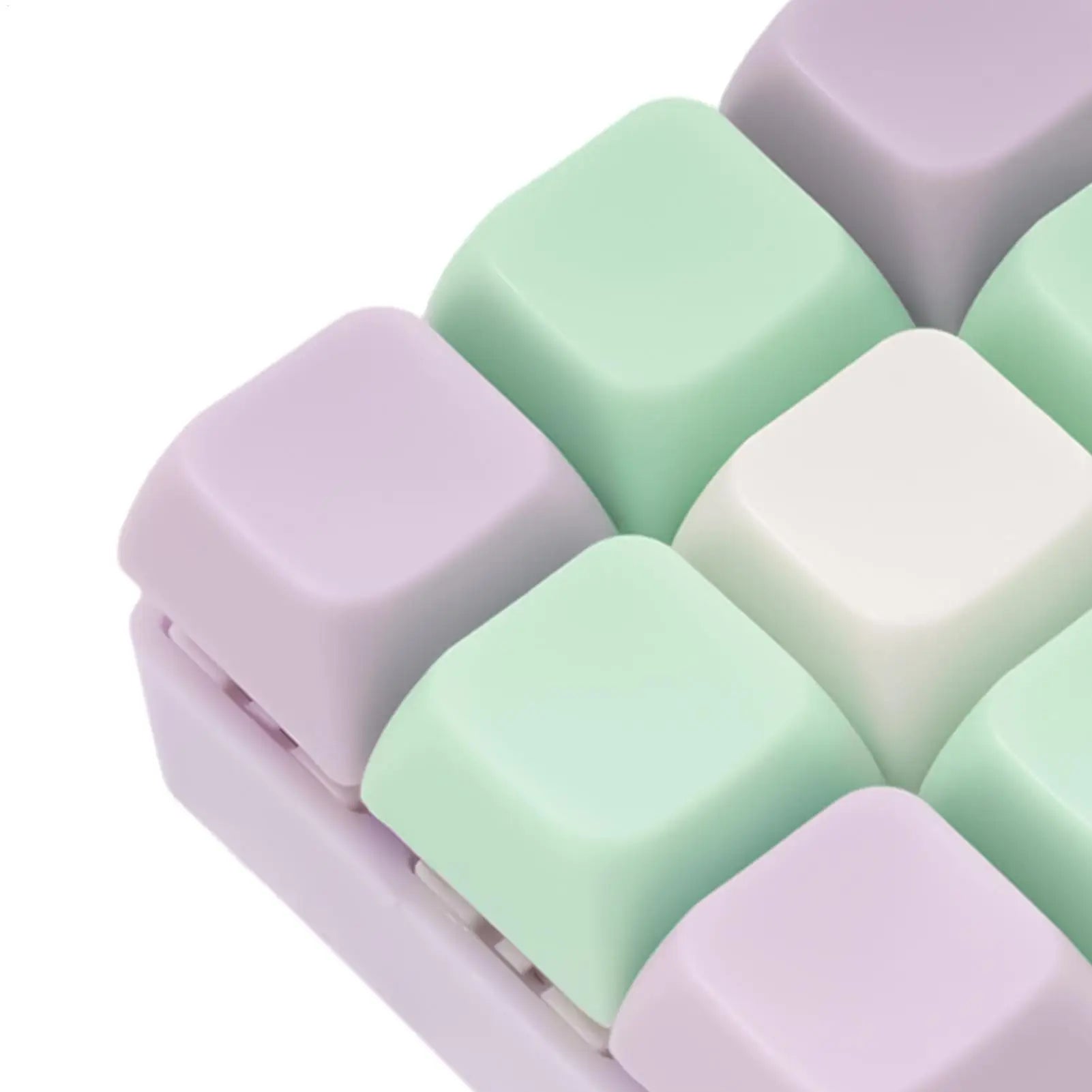 Fidget Keyboard 9 In 1 Mechanical Sensory Detachable Gadget Keycap Fidget for Classroom School Work Home Car Airplane Travel