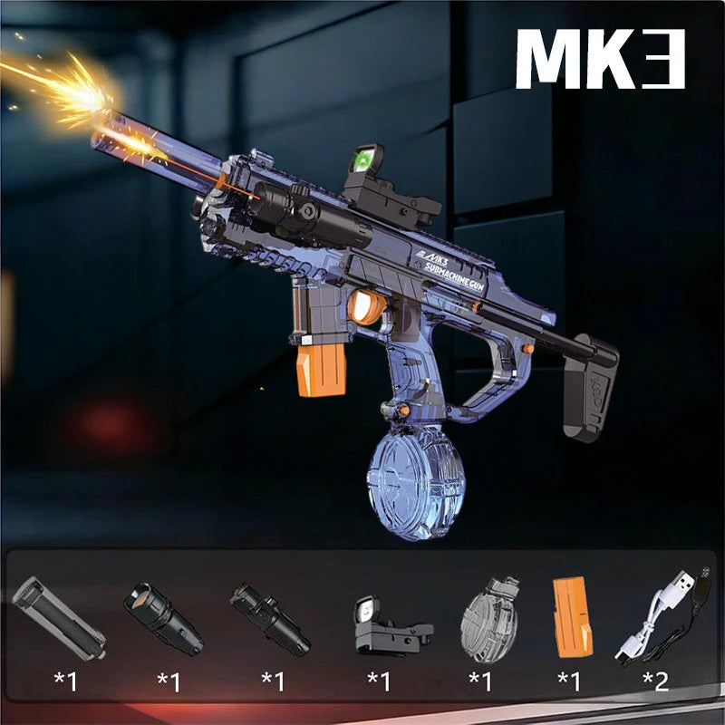 Electric Water Gun MK3 M95 Powerful Automatic Water Blaster High Pressure Squirt Gun Summer Beach Pool Outdoor Toy Gift for Kids