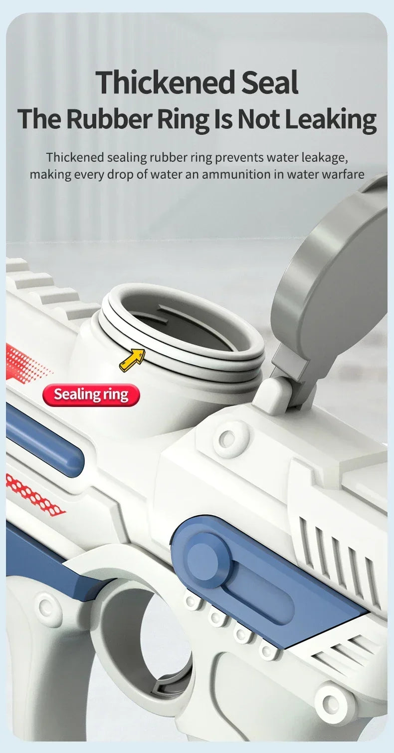 Kids Electric Water Gun Fully Automatic High Pressure Water Blaster for Boys Summer Beach Pool Party Water Fighting Play Toys