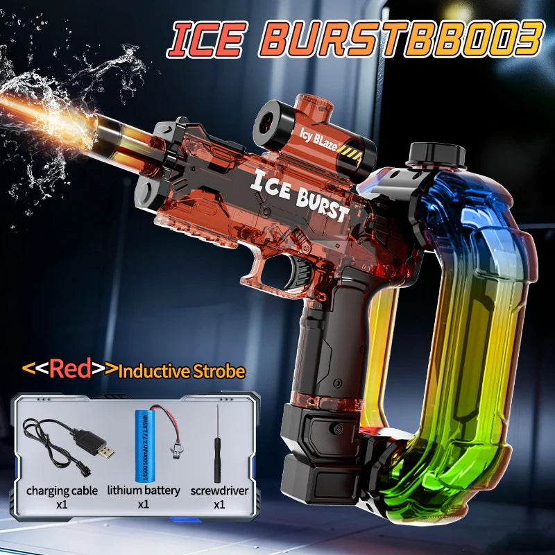 Electric Water Gun with Long Battery Automatic Water Blaster  for Summer Beach Pool Outdoor Party Games Ideal Children Gift