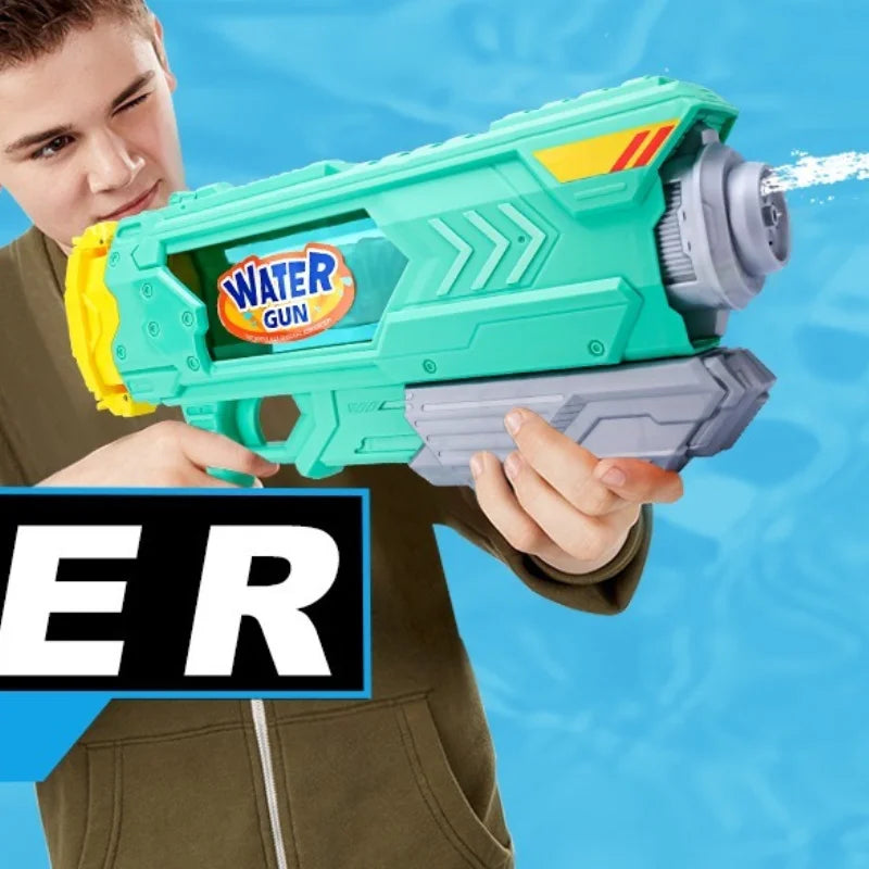 New Air Pressure Manual Water Gun, Random Color, Essential Outdoor Water Toy for Kids