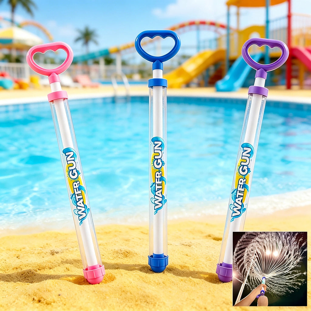 Summer Fireworks Water Gun Toy Pull-out Water Gun Beach play water multiplayer play water games suitable gift for children's day