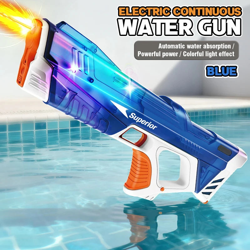 Electric Water Guns For Adults Powerful Spray Automatic Water Suction Water Blasters Outdoor Party Beach Toy For boys Kid Gifts