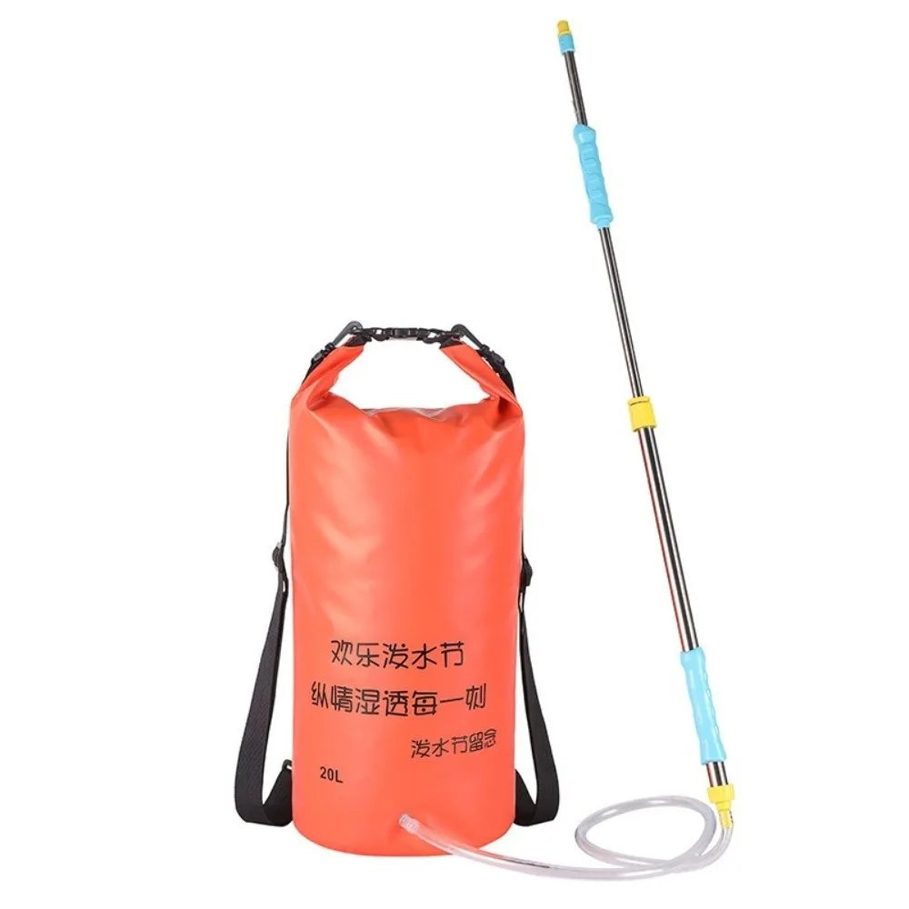 Backpack Style Water Shooter Large Capacity Stainless Steel Foam Sprayer High Pressure Outdoor Design Water Fight Artifact