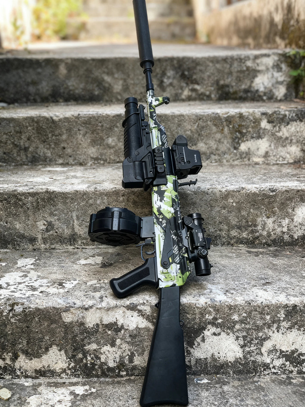 AK47 Style Gel Blaster Gun - Full Auto Electric Gel Ball Blaster Toy for Outdoor Team Shooting Games | Cool Birthday Gifts