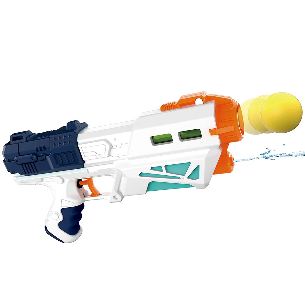Super Water Gun Blaster Pistol Foam Ball Popper Air Toy Guns with 12 Foam Balls Kids Shooting Game Squirt Guns for Swimming Pool
