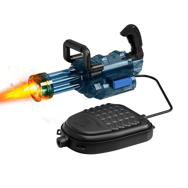 Rotating Gatling Water Gun Large High Pressure Large Capacity Backpack Playing Water Fight Children's Outdoor Toy