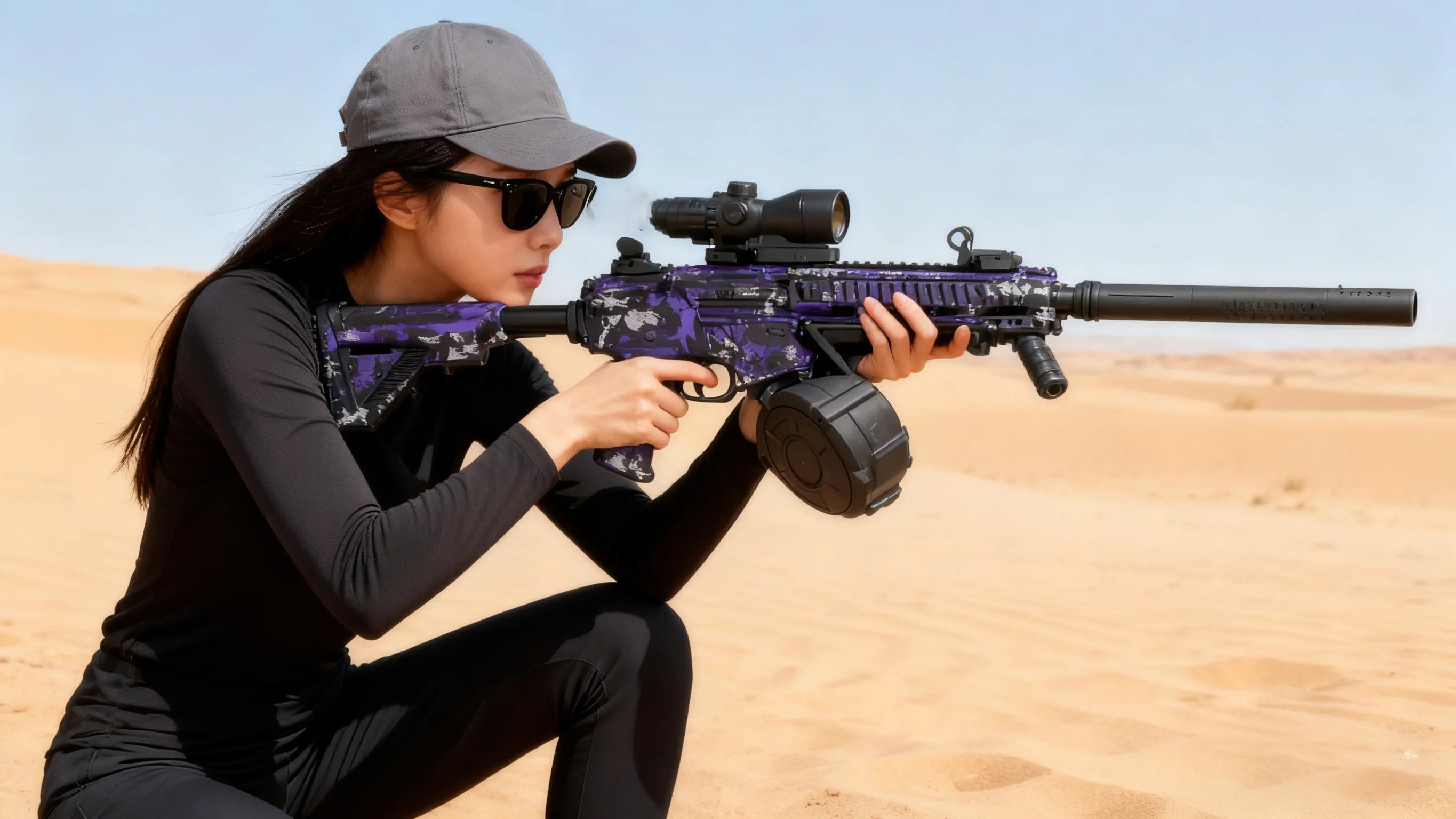 Gel Blasters Gun Toys for Adults 500 Rounds Full Auto 7.4V Electric Long Range Outdoor Team Game Battle Blaster For Adults&Teens
