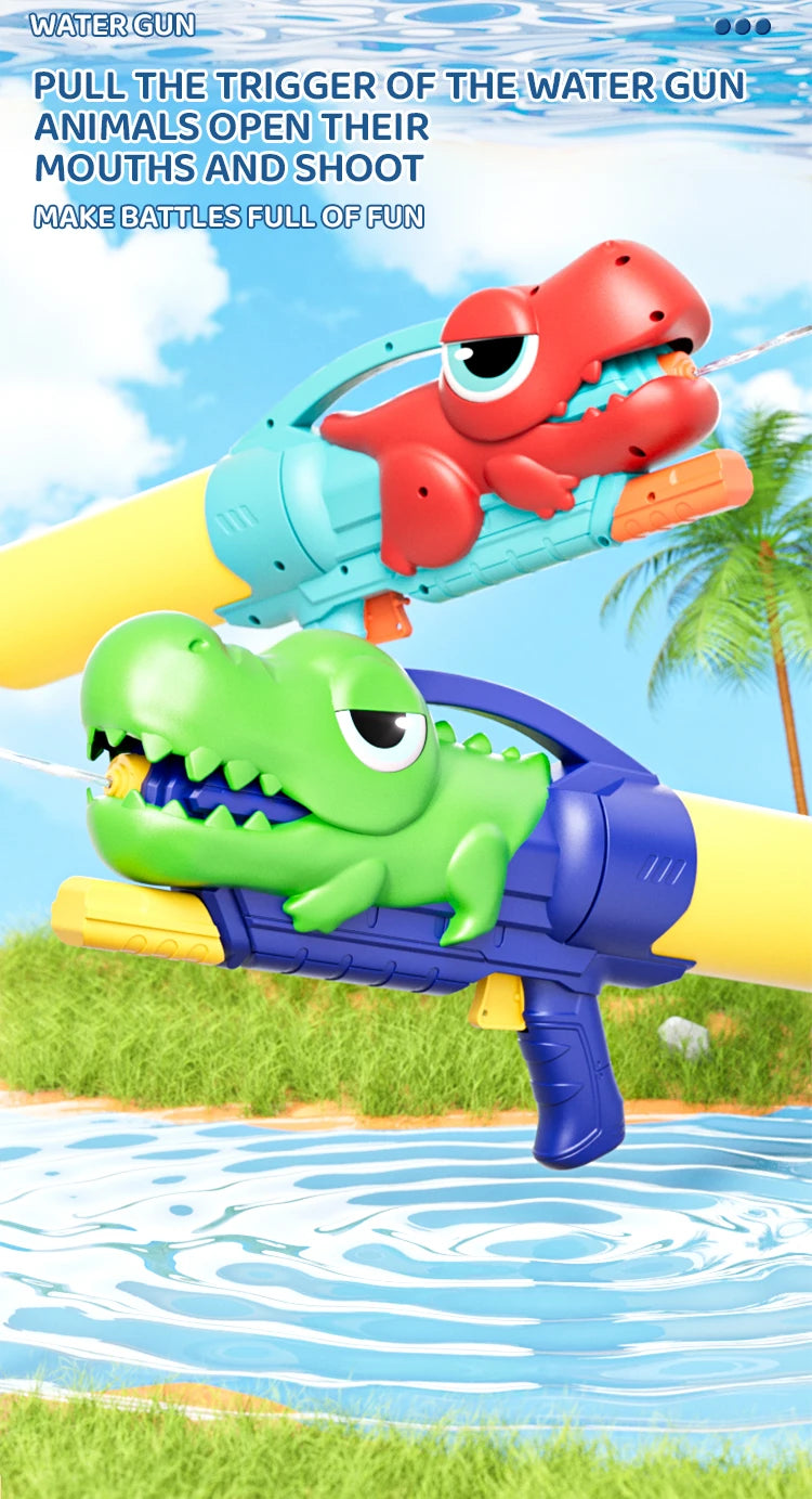 Children's Toy Water Spray Gun Boy Water Gun Water Fight Dinosaur Water Gun Girl Beach Water Toy Holiday Gift