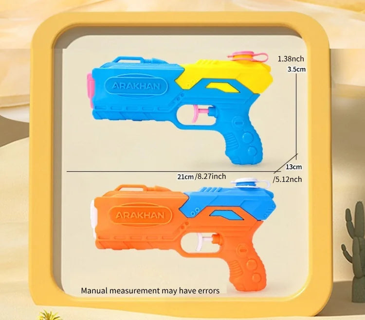 New Air Pressure Manual Water Gun, Random Color, Essential Outdoor Water Toy for Kids