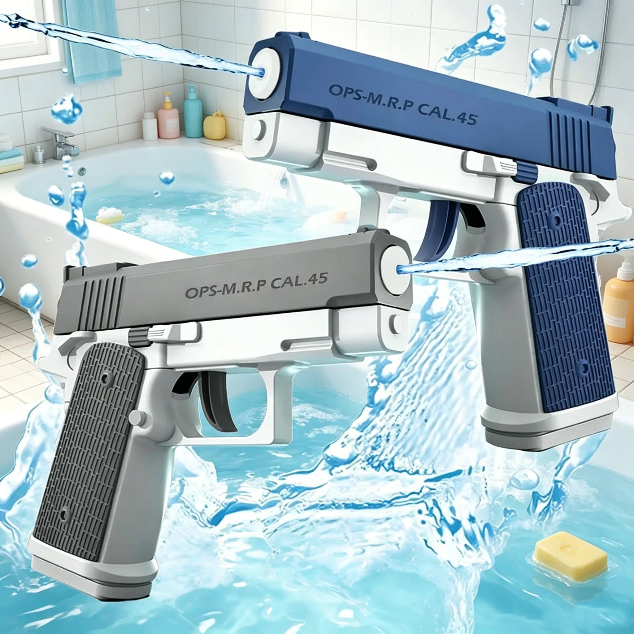 M1911 Water Guns Pistol Toy Squirt Guns, Summer Pool Beach Shooting Games Outdoor Toys, Water Blaster Pistol for Kids Adult