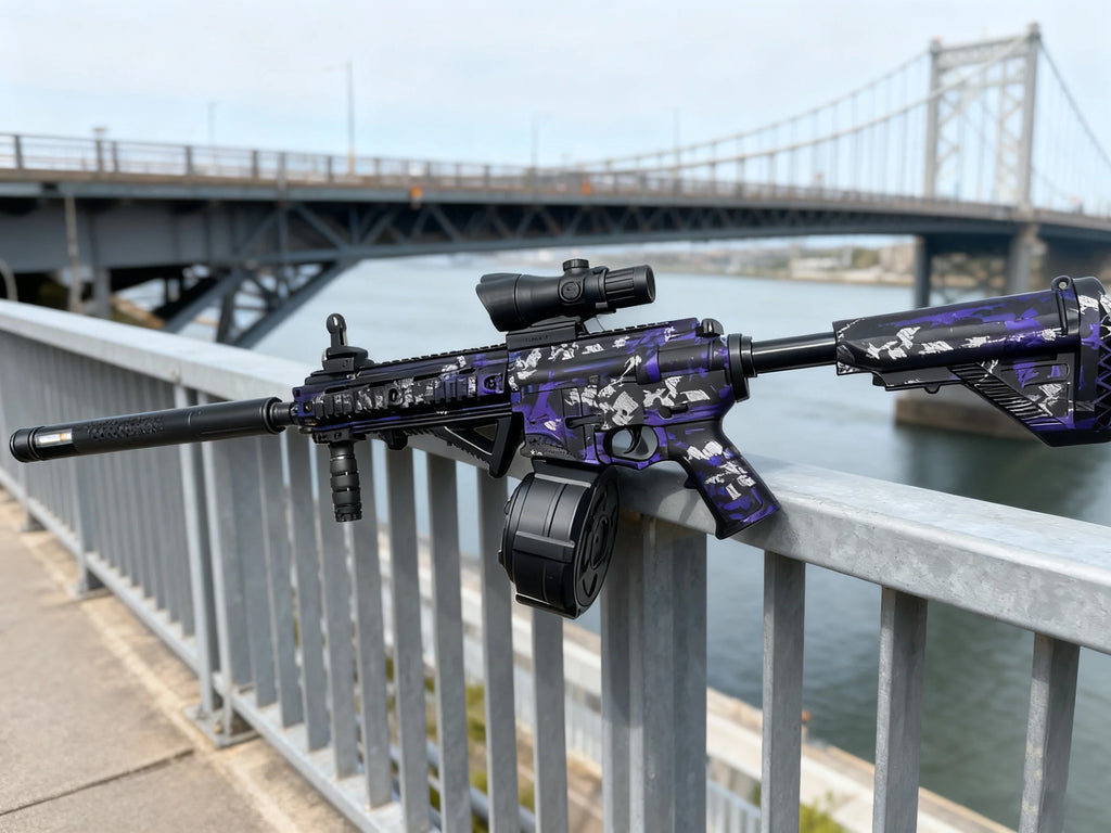 Gel Blasters Gun Toys for Adults 500 Rounds Full Auto 7.4V Electric Long Range Outdoor Team Game Battle Blaster For Adults&Teens