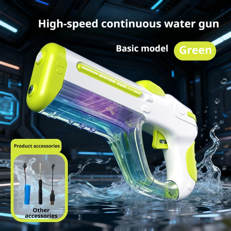 Electric Water Guns For Adults Powerful Squirt Automatic Water Suction Water Blasters Summer Outdoor Beach Toy For boys Kid Gift