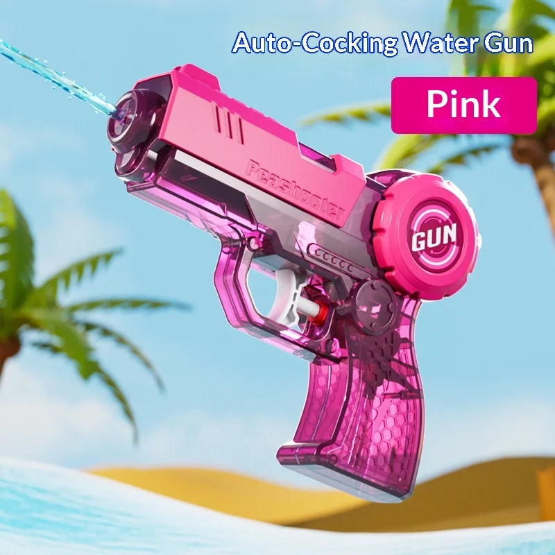 Glock Press-Pump Water Gun with High Capacity for Kids, Beach Water Battle Outdoor Water Play Toy