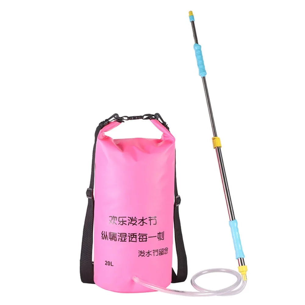 Backpack Style Water Shooter Large Capacity Stainless Steel Foam Sprayer High Pressure Outdoor Design Water Fight Artifact