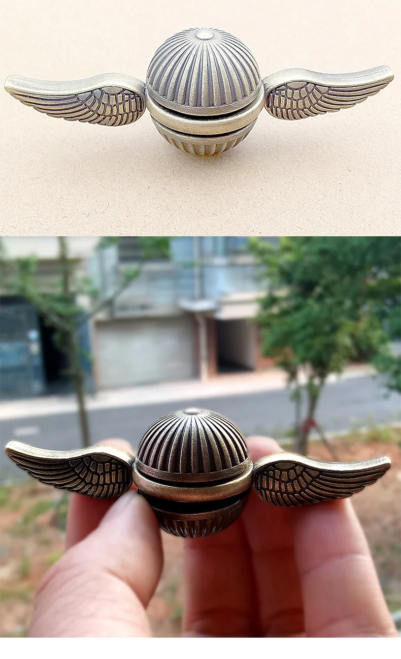 Metal Fidget Spinner Hand Spinner Toy Anti-Stress Fun Gyro for Stress Relief Finger Rotation Gyroscope for Kids And Adults
