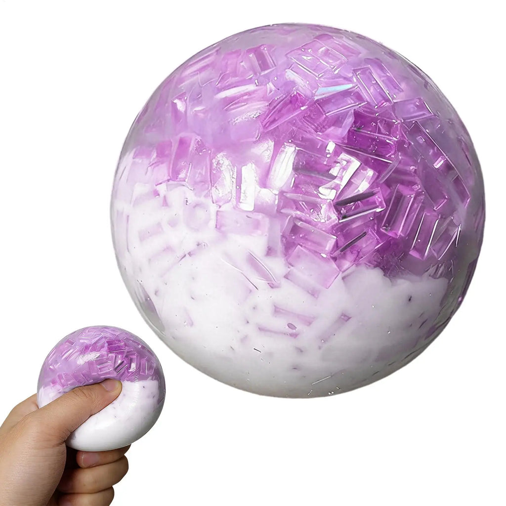 Crunchy Stress Ball Stress Relief Noisy Squeeze Toys for Kids Teens Adults Students Travelers Studying Working Travel