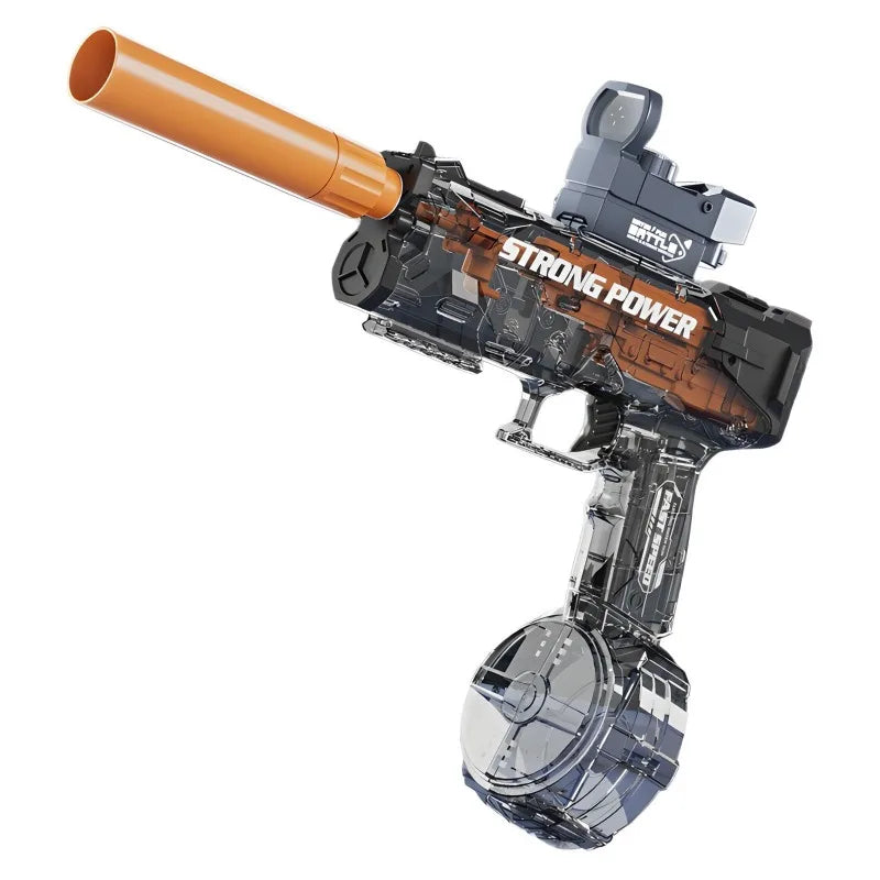 Water Gun Electric Automatic Rapid-Fire High Pressure Rechargeable Water Blaster for Summer Outdoor Water Play Toy for Kids