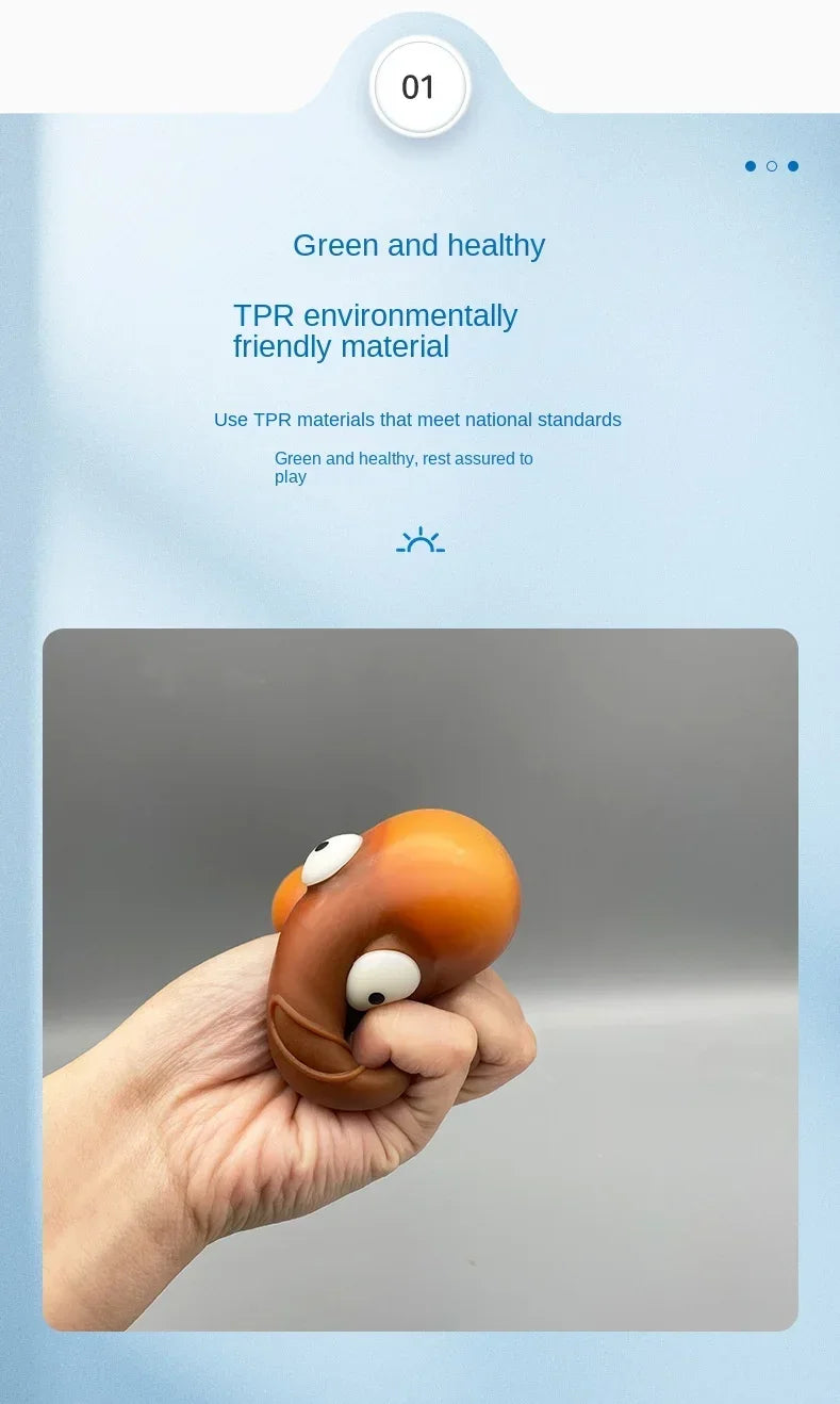 Stress Reducing Toys Squishy Balls Stress Reducing Gadgets Sticky Ball Poop Quirky Toys Stress Reducing Toys