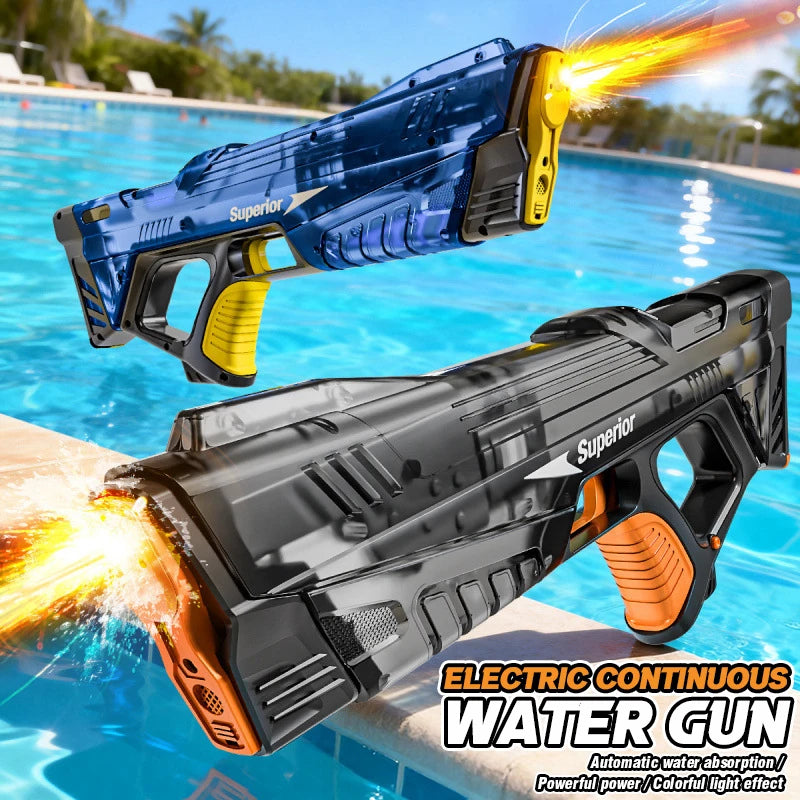 Electric Water Guns For Adults Powerful Spray Automatic Water Suction Water Blasters Outdoor Party Beach Toy For boys Kid Gifts