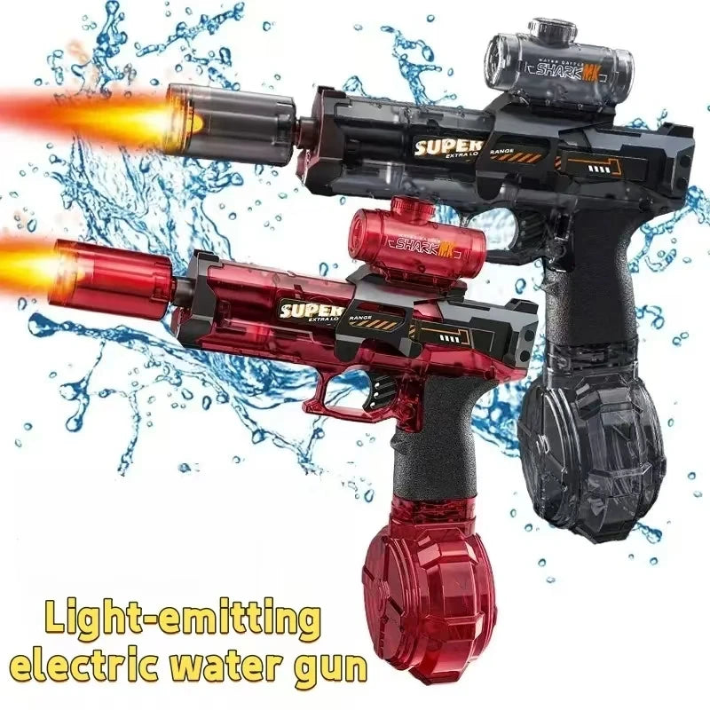 Electric Water Guns For Adults Powerful Squirt Automatic Water Suction Water Blasters Summer Outdoor Beach Toy For boys Kid Gift