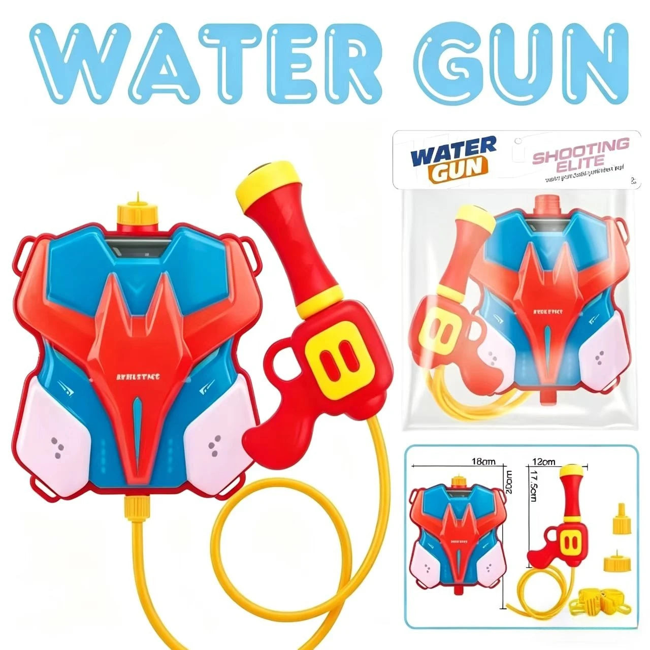 Children Backpack water gun Toys Summer Outdoor Beach Pool Garden Fight Games Kids Water fight Watergun outing toy Gifts
