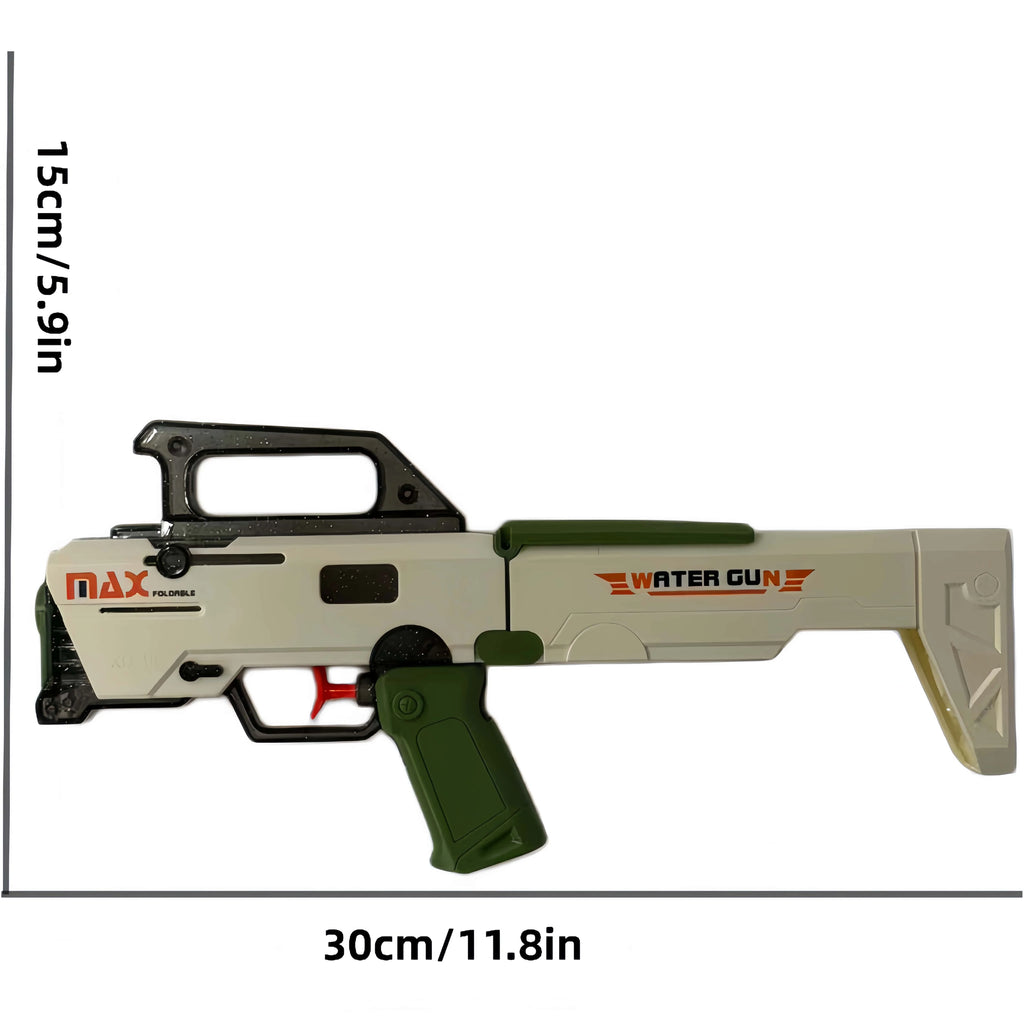 Manual Submachine Gun,Portable Continuous-Fire Water Gun Toy for Summer Beach, Pool, or Outdoor Play–Perfect for Kids and Adults