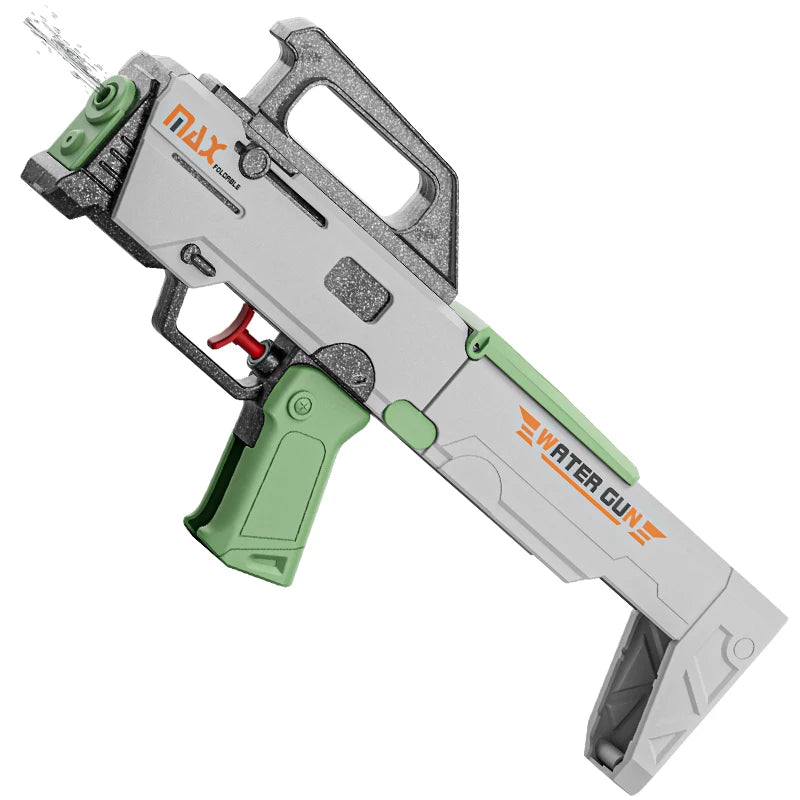 Manual Submachine Gun,Portable Continuous-Fire Water Gun Toy for Summer Beach, Pool, or Outdoor Play–Perfect for Kids and Adults