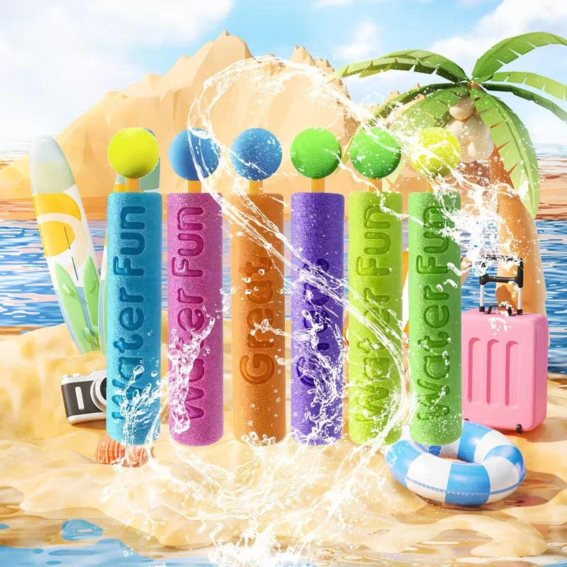 3Packs Water Gun for Kids Summer Foam Watergun Toys Water Squirter Soaker Blaster Outdoor Swimming Pool Beach Games Toys