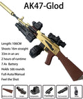AK47 Style Gel Blaster Gun - Full Auto Electric Gel Ball Blaster Toy for Outdoor Team Shooting Games | Cool Birthday Gifts