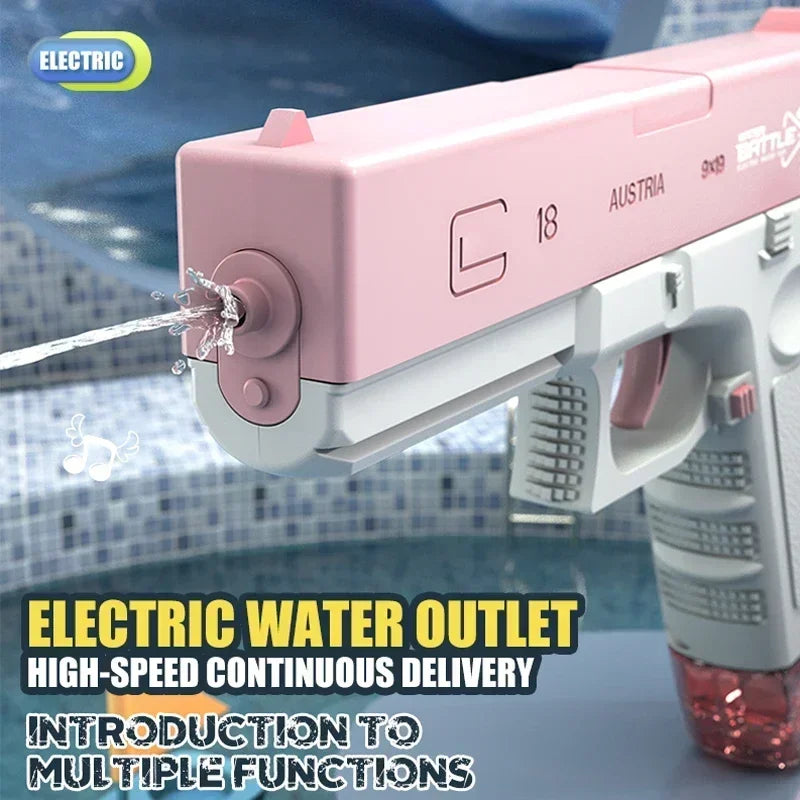 Electric Water Gun Toys Bursts Children's High-pressure Strong Charging Energy Water Automatic Water Spray Children's Toy Guns