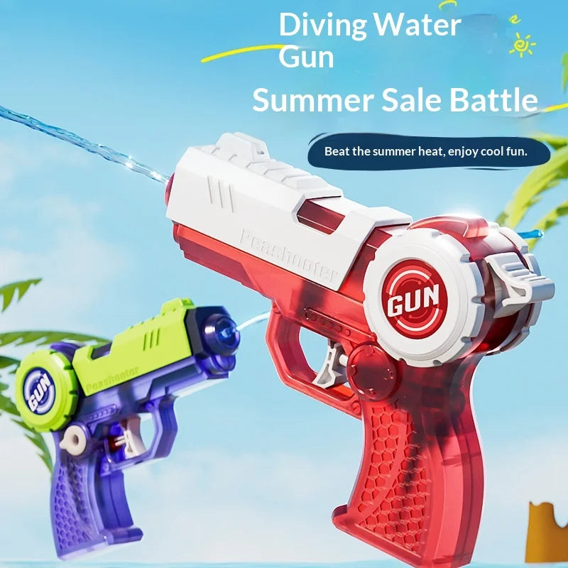 Glock Press-Pump Water Gun with High Capacity for Kids, Beach Water Battle Outdoor Water Play Toy