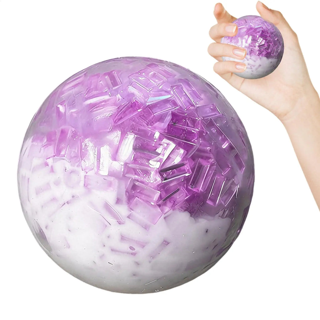 Crunchy Stress Ball Stress Relief Noisy Squeeze Toys for Kids Teens Adults Students Travelers Studying Working Travel