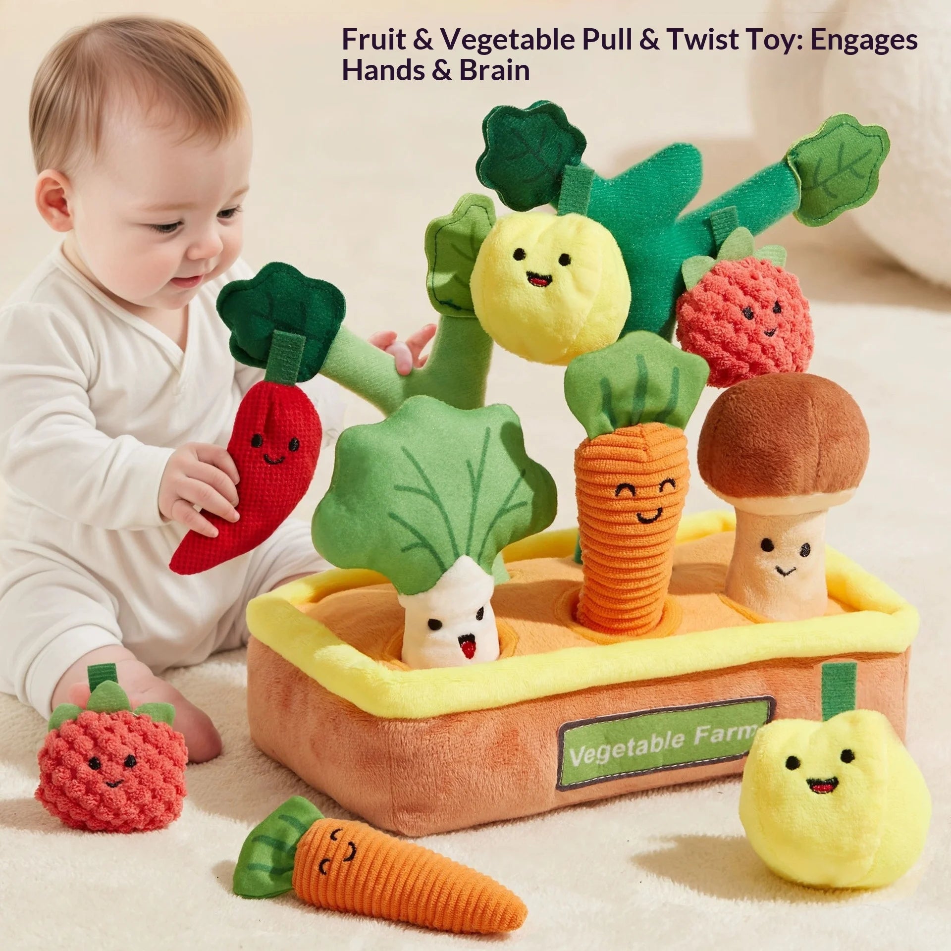 baby toys sensory sensory toys Carrot Pulling Baby Toy