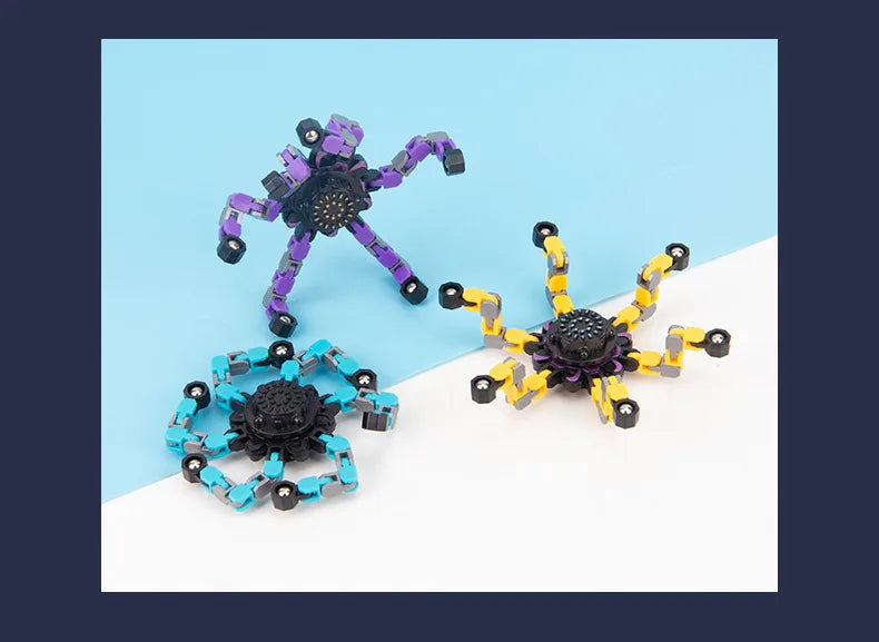 Deformed Fidget Spinner Chain Toys For Resistance Hand Spinner Vent Toys Adult Gift