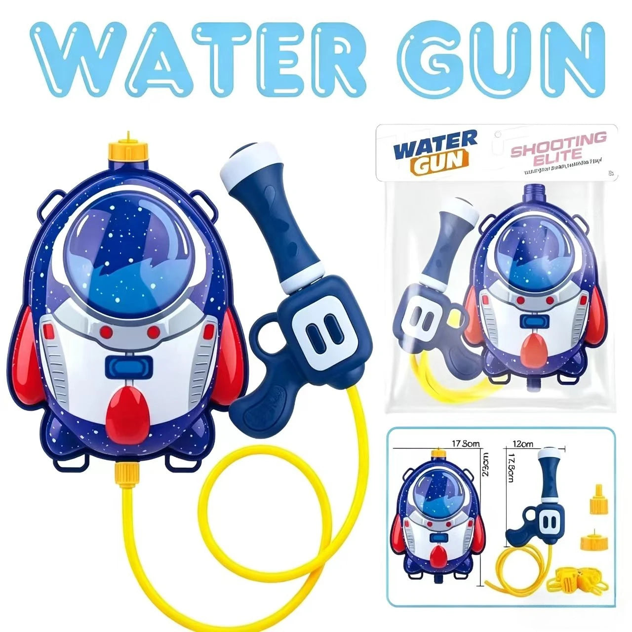 Children Backpack water gun Toys Summer Outdoor Beach Pool Garden Fight Games Kids Water fight Watergun outing toy Gifts