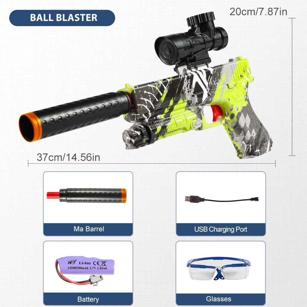 M416 Electric  Blaster Gun Toys, Rechargeable, Automatic Outdoor Toys for Team Activities, Perfect Gift(Bullets Excluded)